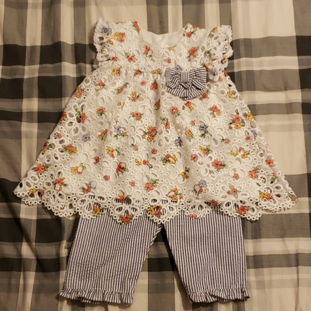Baby girls sun dress set